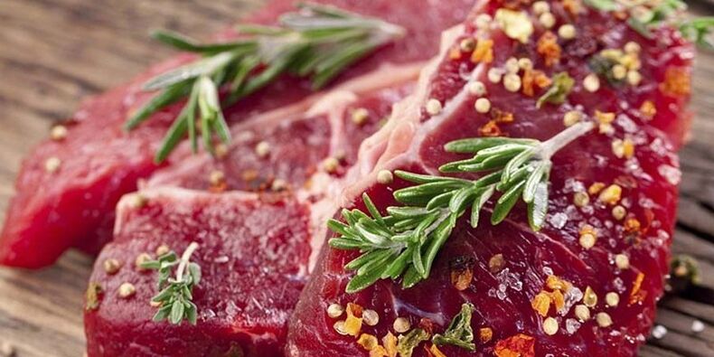 Red meat in men's diet has a beneficial effect on erection