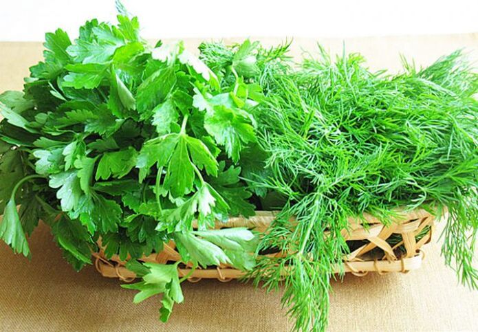 parsley and dill for effectiveness